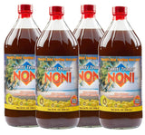 TAHITI TRADER (4-PK) Original High Potency Noni Juice - Pure Noni Fruit Juice with Blueberry & Raspberry - Organic Antioxidant S