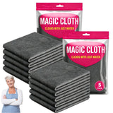 Peocryy Microfiber Cleaning Cloths, Multipurpose Absorbent Towels for Windows, Glass, Kitchen, Stainless Steel, Car Surfaces