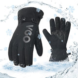 Vgo... -20/-4F Winter Work Gloves - Waterproof Insulated Gloves (1 Pair, M, Black, SL7761FLWP)