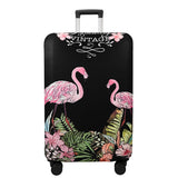 WUJIAONIAO Travel Luggage Cover Baggage Suitcase Cover Protector Skins 18-32 Inch (Flamingo A23, S (for 18-20 inch luggage))