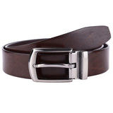 Fashion Priya Best First Collection Genuine Leather Reversible Belt For Men, 50 Inch Length Width 34 Mm, Brown And Black,