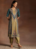 Libas Women Pure Cotton Kurta Set (359170R, Multi, 2Xl)