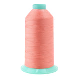 Mandala Crafts Size 138 420D T135 Bonded Nylon Thread - Blush 1250 YDs Tex 135 Heavy Duty Sewing Threads for Leather, Jeans, Wea