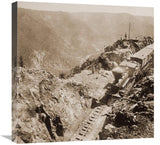 American River, California, From Green Bluffs, 1866-1869-Canvas Art-22X22