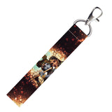 Isee 360 Radha Krishna God Lanyard Tag With Swivel Lobster For Gift Luggage Bags Backpack Laptop Bags L X H 5 X 0.8 Inch
