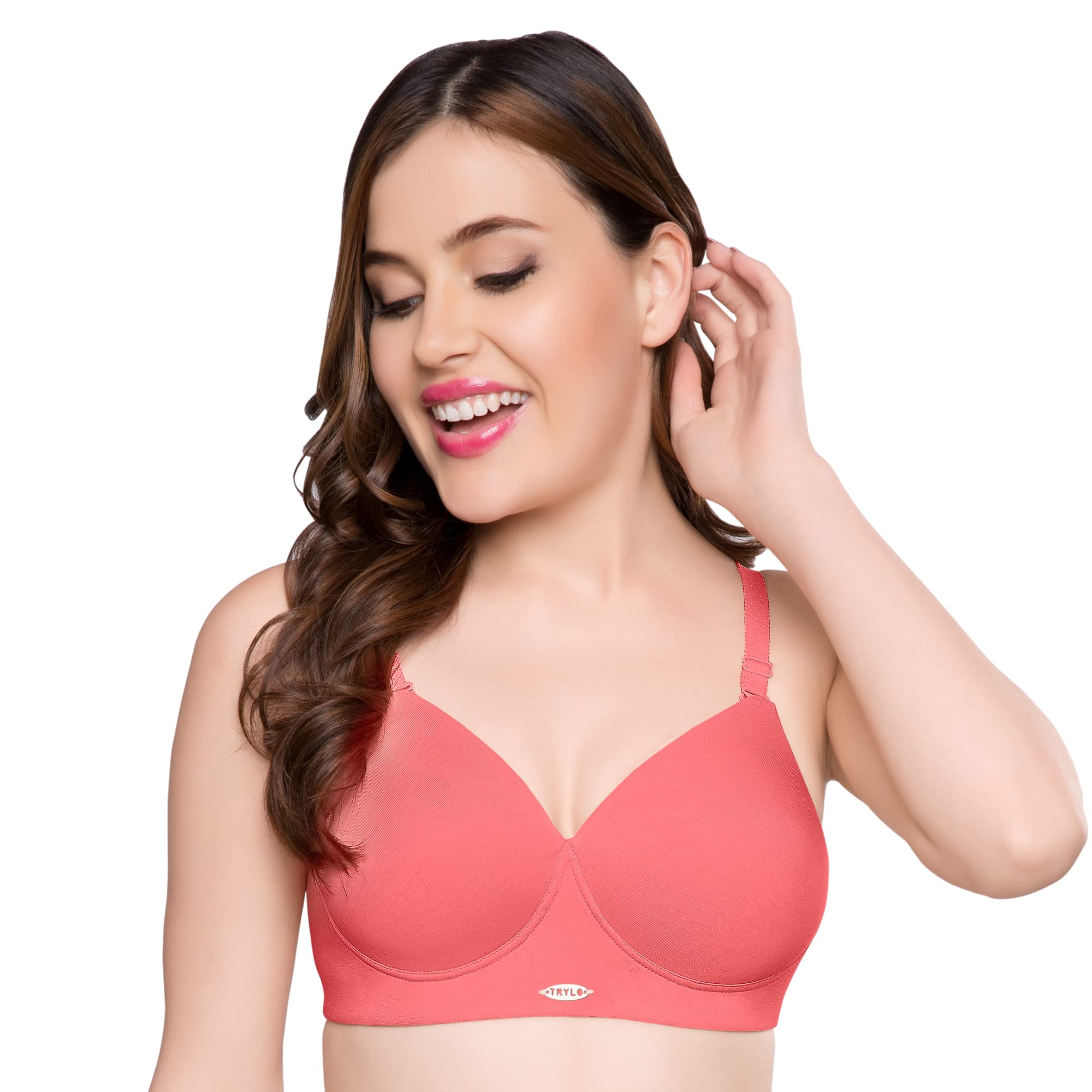 Trylo Vivanta 34 Coral D - Cup,CORAL,34,B0B18W3F56