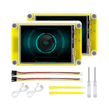 ELECROW Bit Coin Miner NMMiner LCD Display 2 Pack - 2.4 ESP32 CYD Touch Display 1000KH/s Hashrate, Built-in WiFi & BT Mining Dev