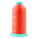 Mandala Crafts Size 207 630D T210 Bonded Nylon Thread - Coral 800 YDs Tex 210 Heavy Duty Sewing Threads for Leather, Jeans, Weav