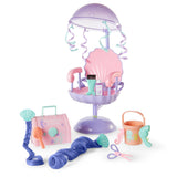 American Girl WellieWishers 14.5-inch Doll Seashell Salon Playset with Hair Extensions that Change Color, For Ages 4+