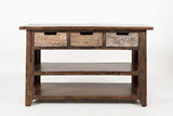Jofran: 1600-4, Painted Canyon, Sofa/Media Table, 50W X 18D X 32H, Painted Canyon Finish, (Set Of 1)
