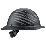 LIFT SAFETY Dax Fiber Resin Full Brim Safety Helmet | 6 Point Suspension For Comfort & Impact Protection | Patriot | Matte Finis