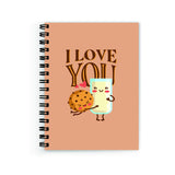 Plan To Gift Notebook A5 Plain Food Notebook Wire Bound Spiral Printed Pages:160 (Size A5)