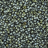 Miyuki Round Seed Bead Size 15/0 8.2g Matte Metallic Silver Grey
