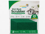 Kitchen CleanLarge Kitchen Scrub Pads | Dish wash Scrubber | Non Scratch Durable Long skrab Lasting | Clean Shine Brite Uten