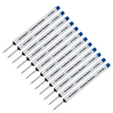 12 Pack Schmidt P8126 Short Capless Rollerball Blue Ink
