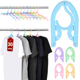 30 Pcs Travel Hangers, Cruise Ship Essentials Foldable Plastic Hangers Travel Essentials, Portable Cruises Must Haves 2025, for 