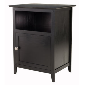 Accent Night Stand, Black