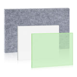 3 PCS Leather Craft Punch Pad Hole Punching Chisel Mat and Sound Absorbing Pad for Leather Working DIY Craft