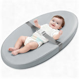 Baby Diaper Changing Pad, Wipeable Baby Changing Pad for Dresser, Contoured Waterproof Changing Pad with PU Cover, Non-Slip Safe