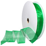 Morex Ribbon Sheer, 7/8 x 100 Yards, Emerald
