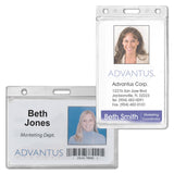 Avt76076 - Frosted Rigid Badge Holder