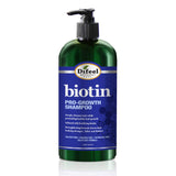 Difeel ProGrowth Biotin Shampoo 33.8 oz. Shampoo for Thinning Hair and Hair Loss, Paraben Free Shampoo with Biotin for Hair G
