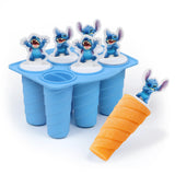 Disney Silicone Popsicle Molds - 6 Reusable Popsicles Molds Featuring Mickey & Friends or Stitch - BPA-Free Flexible Silicone Ic