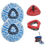 4PCS Mop Head Replacement Compatible with Ocedar RinseClean 2Tank System