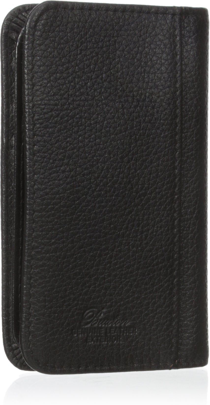 Buxton Hudson Pik-Me-Up Snap Card Case, Black