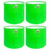 Anandi GreenS Hdpe Uv Protected 260 Gsm Round Green Colour Plant Grow Bags Suitable For Terrace And Vegetable Gardening Size 18