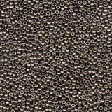 Pewter 22 Grams Miyuki Round Rocailles 8/0 Seed Bead Duracoat Galvanized Approx 22 Gram Tube