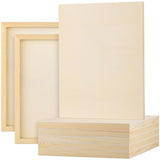 Aodaer 8 Pack Wood Panels 11 x 14 Inch Wooden Panels Canvas Unfinished Craft Wood Boards Panels for Art Crafts Acrylic and Oil P
