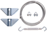 Hardware Essentials 851362 AntiSag Gate Kit, Hardware Kit, Steel, Zinc Plated, 7ft, Interior and Exterior