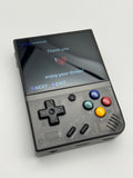 Marryoo MIYOO Mini Plus 128GB Onion OS Preinstalled Retro Portable Handheld 3.5inches IPS Screen Game Console Miyoo Mini+ Console Compatible with Onion OS (Black Transparent)