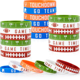 BBTO Football Silicone Bracelet Motivational Rubber Wristbands Silicone Wristband for Sport Themed Football Themed Birthday Part