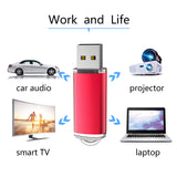 RAOYI 10PCS 8G USB Flash Drive USB 2.0 Memory Stick Bulk Thumb Drive Pen Drive Jump Drive-Red