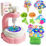 Xuoent Fabric Flower Bouquets Toys, Kids Craft Kits Ages 4-12, DIY Flower Making Kit, Creative Arts and Crafts for Kids, 4-12 Ye
