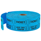 2000 Methdic Green Raffle Tickets (4 Color Selection), Double Roll, Ticket for Events, Entry, Class Reward, Fundraiser & Prizes