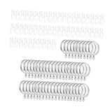 ATORSE 50Pcs Curtain Rings Set Shower Curtain Hooks for Shower Rod Living Room Dorm|Home & Garden|Bath|Shower Curtain Hooks