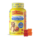 Lil Critters Gummy Vites No Sugar Added Daily Gummy Multivitamin for Ages 2+ Toddlers & Kids, Vitamin C, D3 for Immune, Strawber