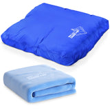 Skil-Care 5 x 5 Crash Pad with Extra Cozy Cloth Cover, for Kids Sensory Room Equipment, Sensory Crash Mat, Soft Foam Landing Zone for Sensory Input, Bean Bag Alternative for Reading and Relaxation