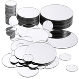Jetec 40 Pieces Mini Size Round Mirror Small Round Mirror Adhesive Tiles Home Decoration for Crafts and DIY Projects Supplies(1 
