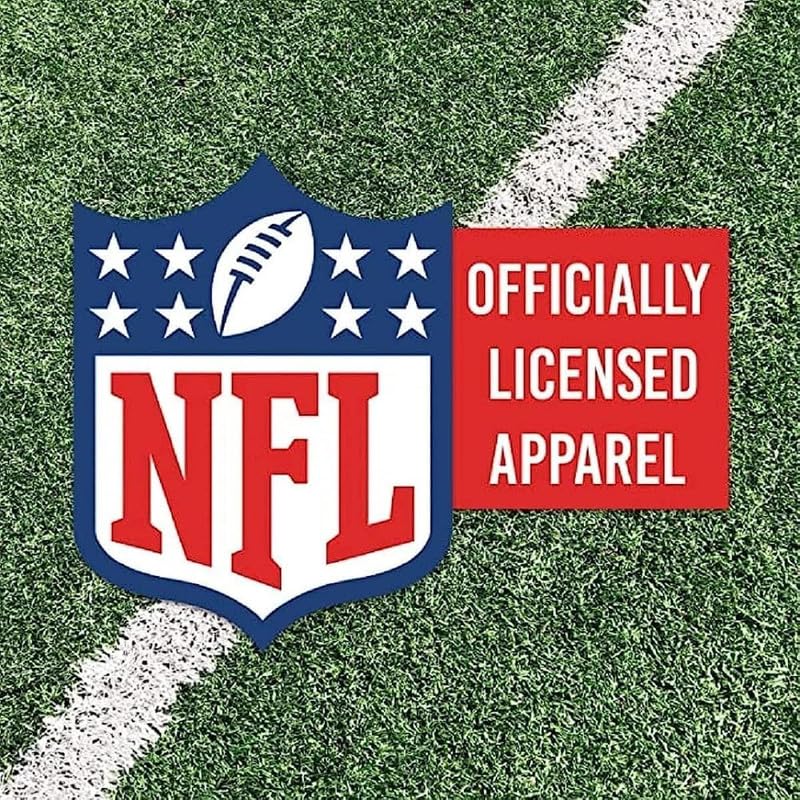 Outerstuff NFL Kids Youth 8-20 One Size Team Color Primary Logo Official Sports Tech Knit Cold Weather Football Pom Beanie Hat -