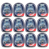 Gamie Brain Teaser Puzzles, Metal Wire Puzzle Set of 12 Unique Individually IQ Wire Metal Puzzles - Fun Brain Teaser IQ Game - G