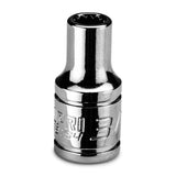 Capri Tools 3/16 in. Shallow Socket, 1/4 in. Drive, 12point, SAE