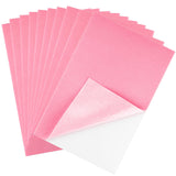 CHRORINE 10 Pcs Pink Felt Fabric Sheets Self Adhesive Felt Sheets 8 x 12 Inches Felt Paper for Art and Craft Supplies