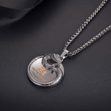 Winssigma Black Mamba Pendant Necklace Basketball Star Memorial Souvenir Necklace Snake Necklace(Black)
