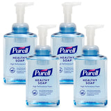 PURELL Brand CRT HEALTHY SOAP High Performance Foam, 17.4 fl oz Hand Soap Table Top Pump Bottle (Pack of 4) - 5014-04