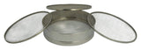Abee Stainless Steel Flour Sieve Interchangeable Extensions Flour Strainer(4 Jalis)