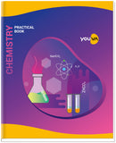 Navneet Youva Youva Chemistry Practical Book With Video Content On The Go | 21.5 Cm X 26.5 Cm | 1 Side Ruled & 1 Side Plain |172
